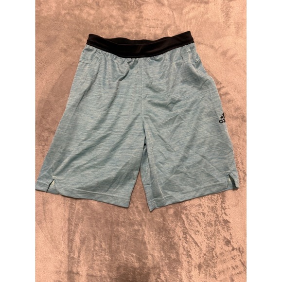 adidas Other - Adidas Athletic Shorts Mens XS Blue Space Dye Knit Elastic Waist 3361